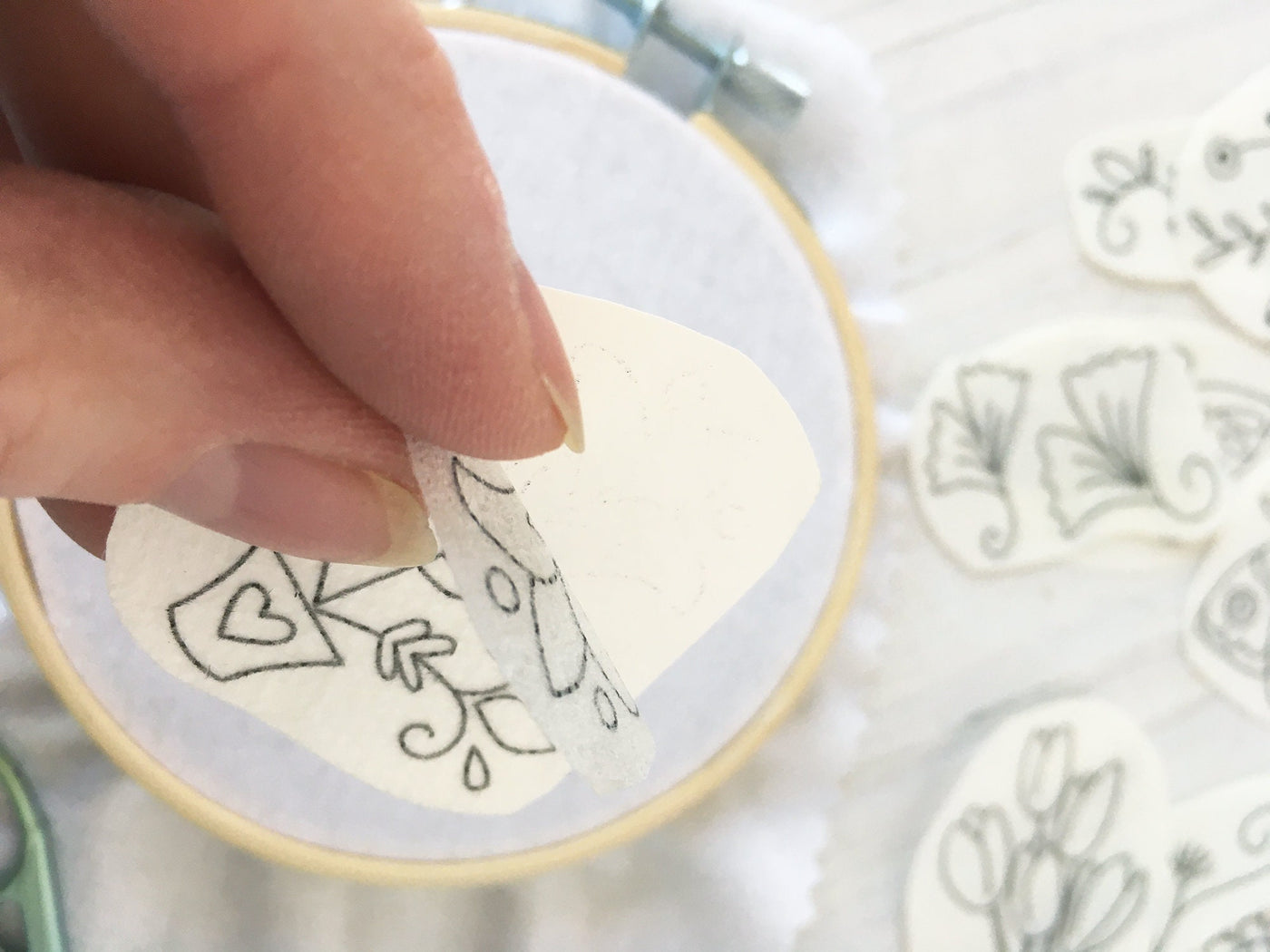 Stick and Stitch Paper Printable Embroidery Transfer Paper 