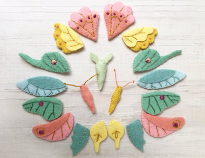 Felt Butterfly wings Sewing Pattern butterflies, moths, fairy wings