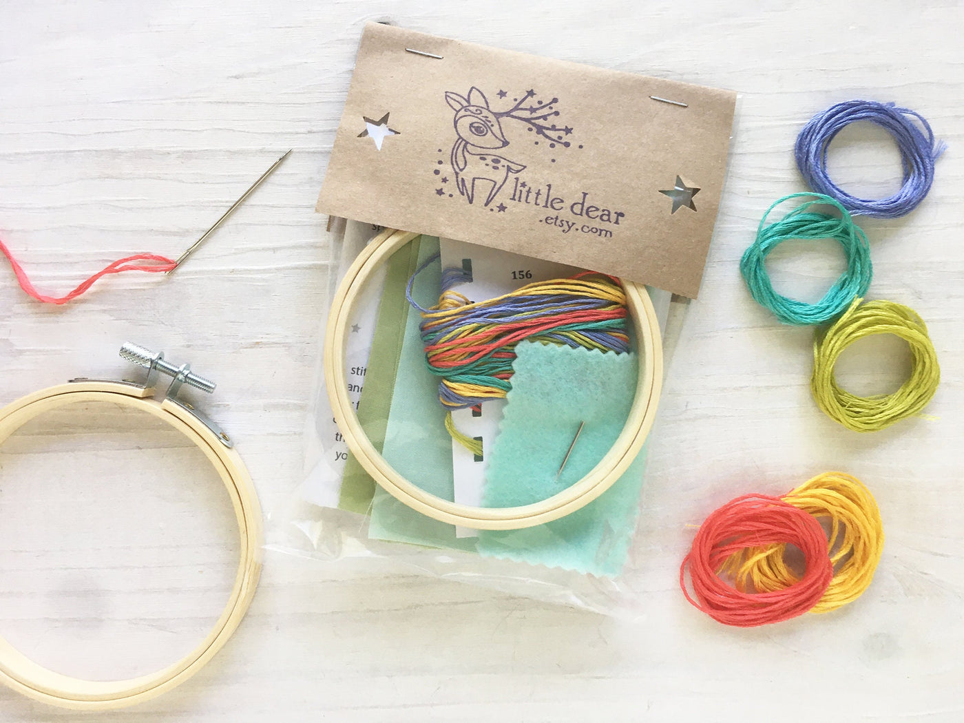 Kids Embroidery Kit, DIY Craft Kit, Kids Craft, Embroidery Kit