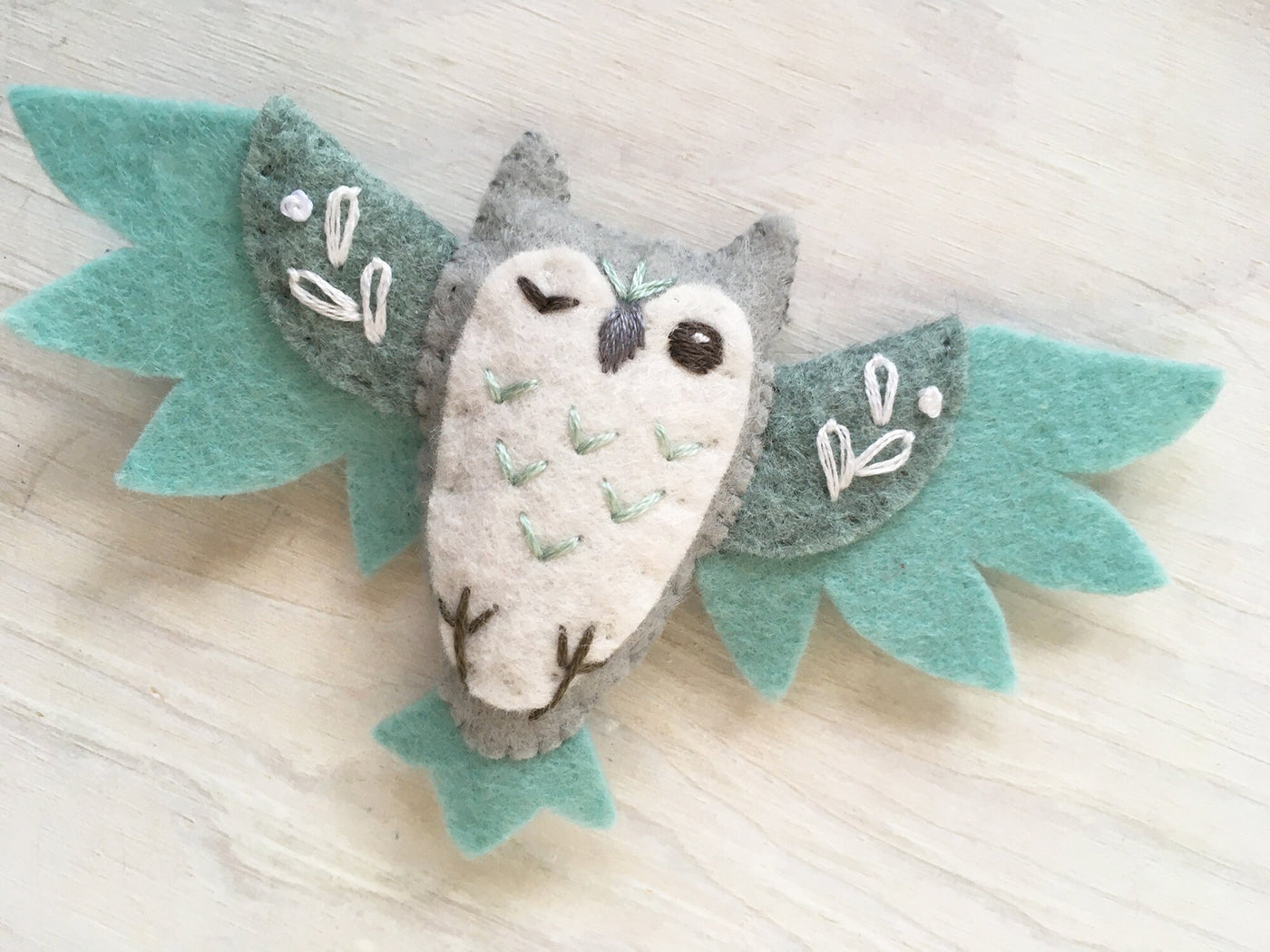 Felt Owl Ornament Pattern