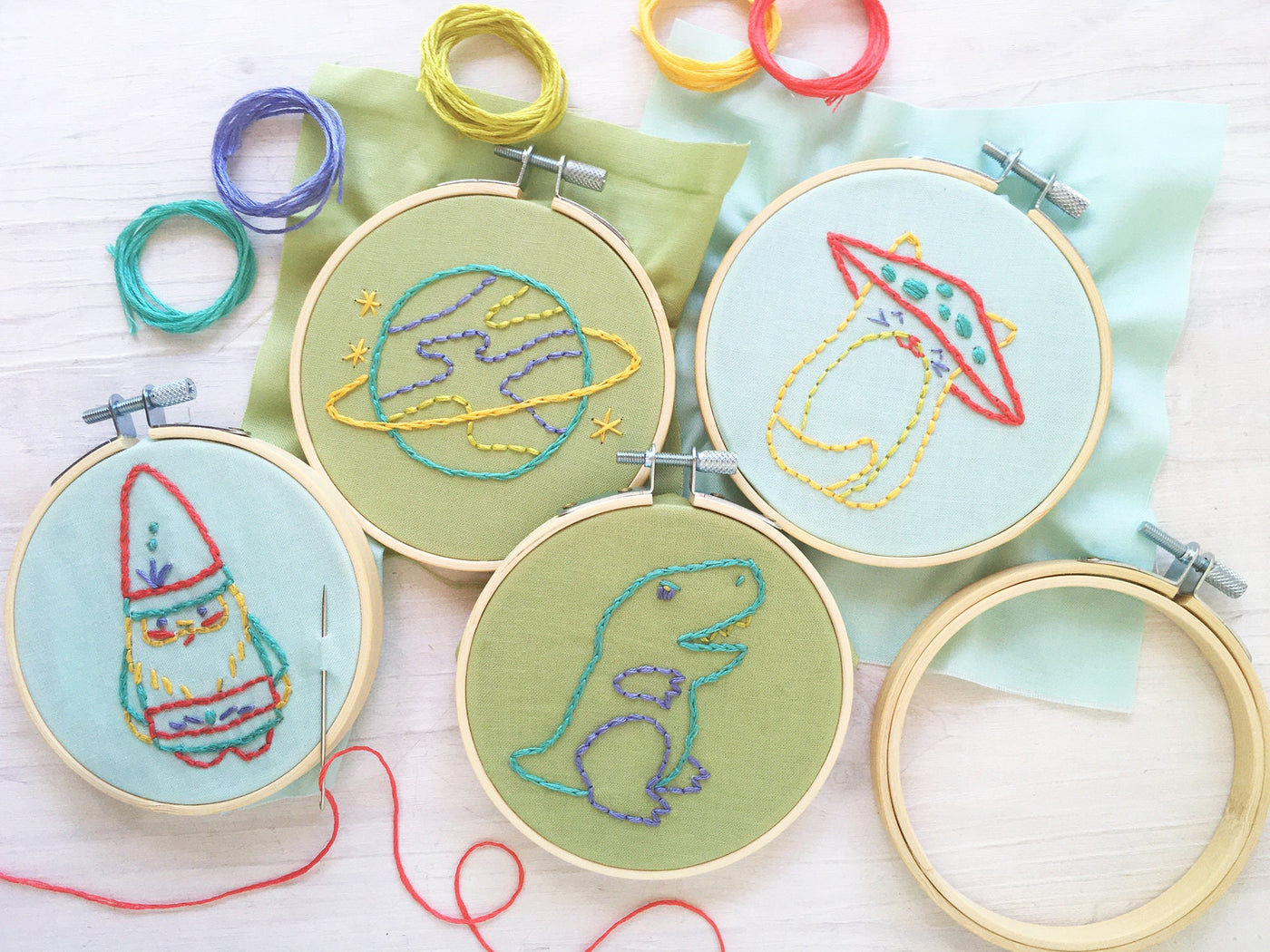 Kid Stitch Kit, Hand Embroidery For Kids, learn to embroider – Little Dear  Shop