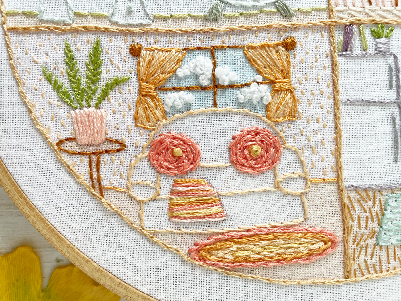 Hand Embroidery Sampler - The Sewing Directory