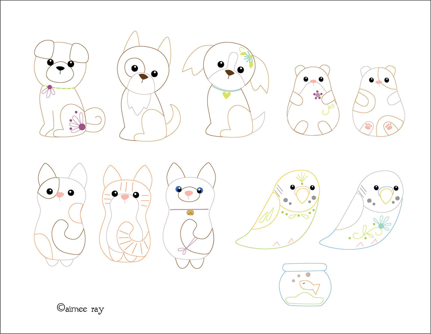 Customizable Pets Felt Animals Plush Sewing Pattern Digital Download, SVG  File Included, Dogs, Cats, Hamster, Pet Portrait, Ornaments -  Israel