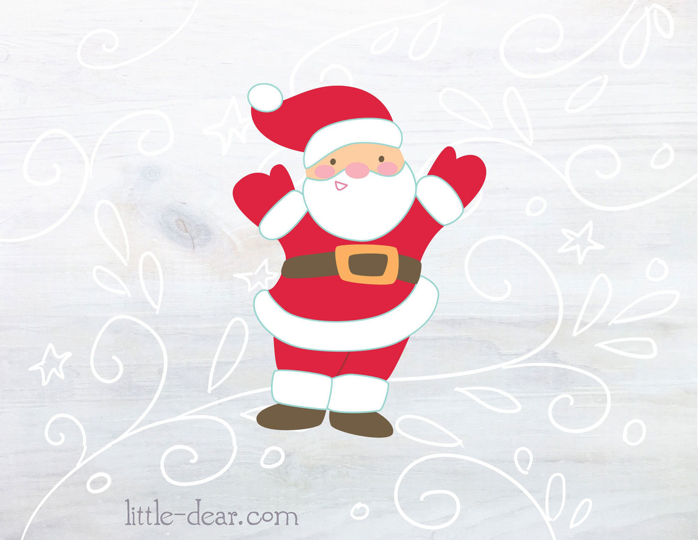 SVG Santa Claus cut files for Cricut, Silhouette, PNG, JPG