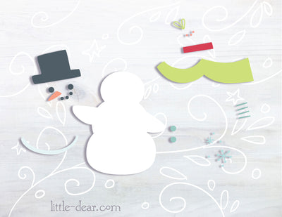 SVG Snowman cut files for Cricut, Silhouette, PNG, JPG