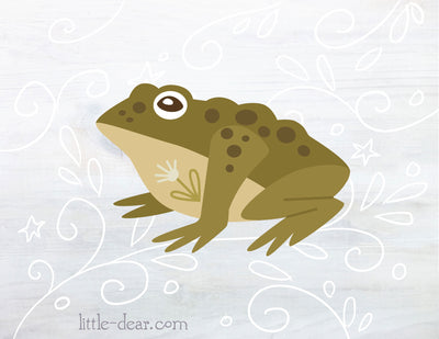 SVG Toad cut file for Cricut, Silhouette, PNG, JPG