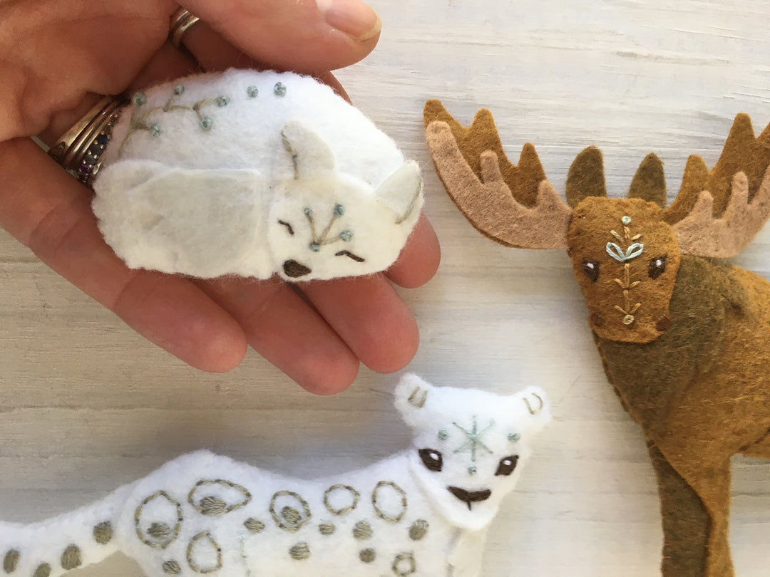 set-of-6-winter-animals-plush-felt-sewing-patterns-christmas-ornament-little-dear-shop for Free Printable Felt Animal Patterns set of 6 Winter Animals plush felt Sewing patterns, Christmas ornament – Little Dear Shop for Free Printable Felt Animal Patterns