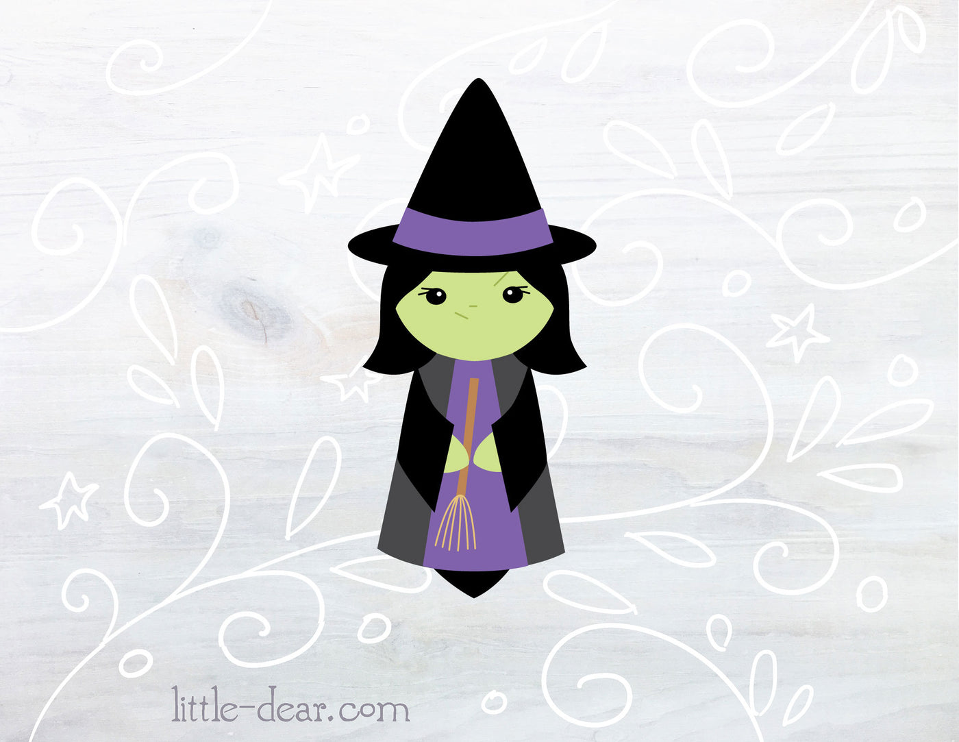 SVG Wicked Witch Halloween cut files for Cricut, Silhouette, PNG, JPG
