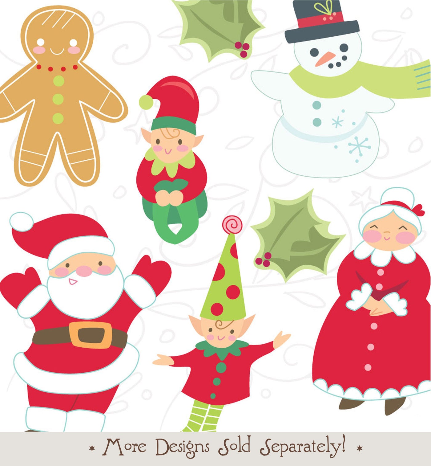 SVG Vintage Christmas Elf cut files for Cricut, Silhouette, PNG, JPG