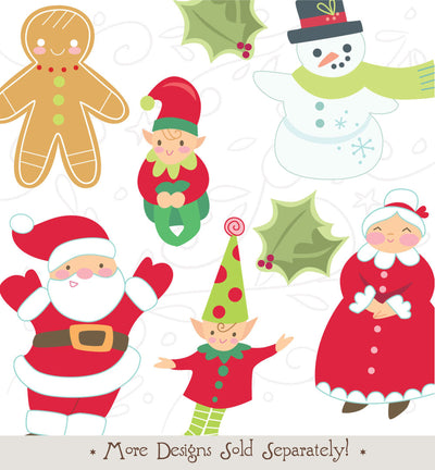 SVG Santa Claus cut files for Cricut, Silhouette, PNG, JPG
